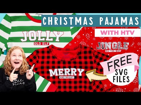 Christmas Pajamas: Free Files to Make Family PJs for the Holidays