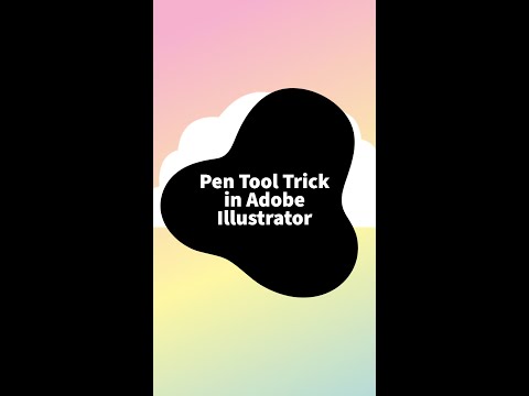 Adobe Illustrator Pen Tool Trick