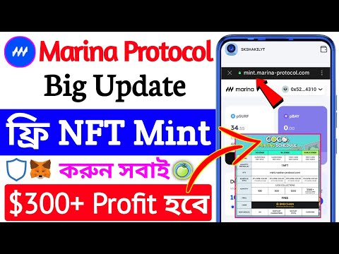 ফ্রি NFT নিন তারা তারি🔥marina protocol new update । marina protocol nft mint । marina wallet connect