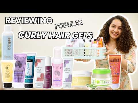 Reviewing POPULAR HAIR GELS for Curly & Wavy Hair (16 gels covered) || Not Sponsored