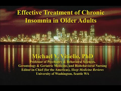 Effective Treatment of Chronic Insomnia in Older Adults