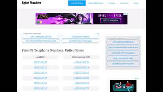 FREE Fake Number Generator - FakeNumber.org - Random Phone Number Generator