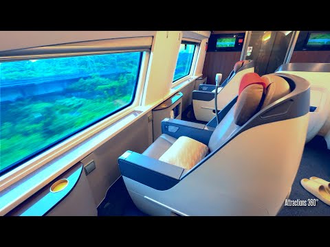 First Class on the Fastest Bullet Train in the World  - You DON'T see this in America!