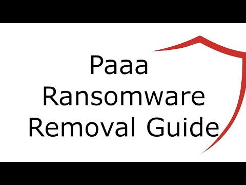 Paaa File Virus Ransomware [.Paaa ] Removal and Decrypt .Paaa Files