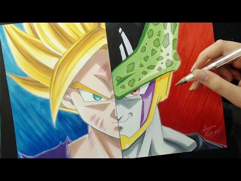 Speed Drawing - Gohan | Cell