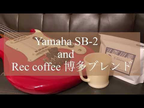 【Bass and Coffee】Yamaha SB-2 1966 and Rec coffee 博多ブレンド