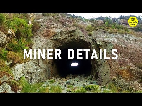 The old railway and mining tunnels of Blaenau Ffestiniog