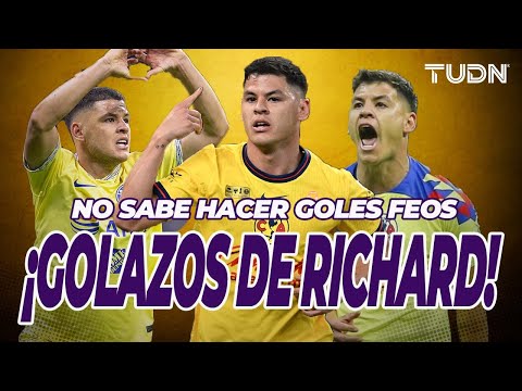 ¡EL HOMBRE DE LAS FINALES! 🤩 Top GOLAZOS de Richard Sánchez con el América | TUDN