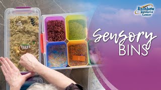 Sensory Bins - Easy Learning & Educational Fun At Home!