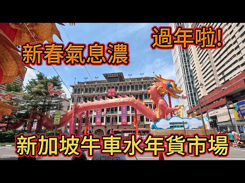 新加坡唐人街牛车水新春年货市场CHINATOWN CHINESE NEW YEAR STREET MARKET