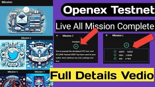 Openex Testnet All Mission Complete Openex Testnet Kyc||Openex Testnet Quiz||#openextestnet #Oex