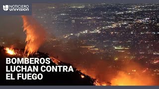 Un nuevo incendio se desata en Hollywood Hills, California: emiten nuevas órdenes de evacuación