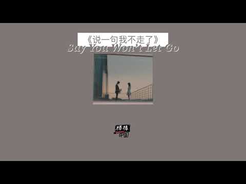 THAISUB-PINYIN | แปลเพลง《说一句我不走了》Say You Won’t Let Go—小5