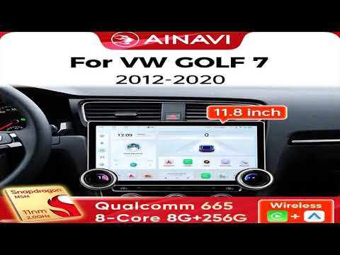 Ainavi 11.8inch Multimedia Player For Volkswagen VW Golf 7 MK7 GTI 2011-2021 Carplay Andro