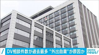 DV相談件数“最多”13万件超え　コロナ自粛の影響か(2021年1月12日)