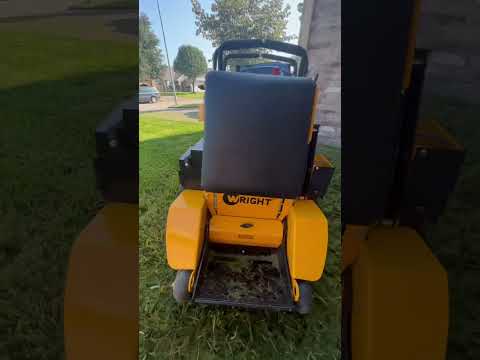 MOWER brings OVERGROWN LAWN under control #mowing #wright