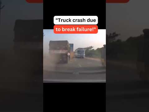 "Truck crash from brake failure?  Be proof-ready with Woodman Dashcam! Drive smart, stay protected.