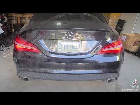 2016 Mercedes CLA250 for AMG style taillights installed