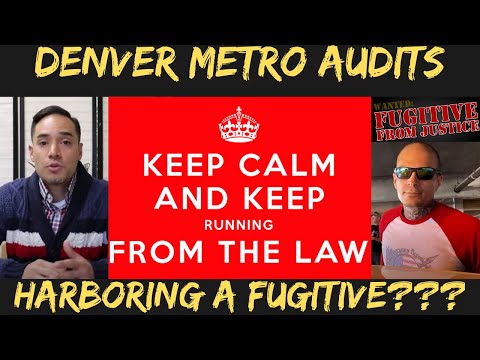 Did Frauditor Denver Metro Audits Admit To Harboring A Fugitive On His Live Stream?