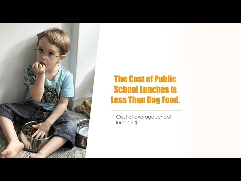 The Cost of Public School Lunches is Less Than Dog Food