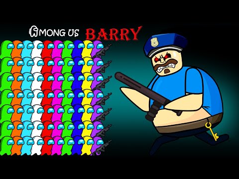 어몽어스 | Among Us Escape from BARRY PRISON'S Stories | Among Us Animation