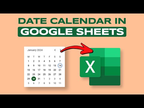 How to Add Date Calendar in Google Sheets