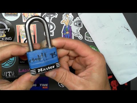 [117] Cursed Master Lock No1 Picked Opened and Locksport Mail