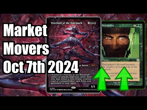 MTG Market Movers - Oct 7th 2024 - Banned Commander Cards Move Up! Duskmourn Rises! Biorhythm!