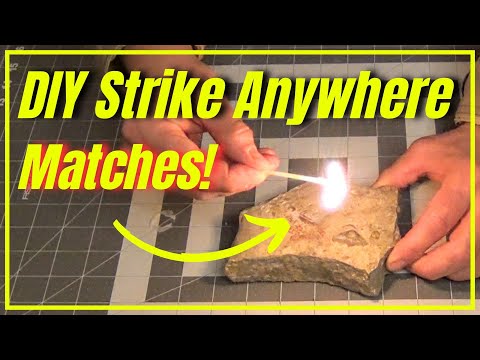 DIY Strike Anywhere Matches! [ Powerful and Effective! ]