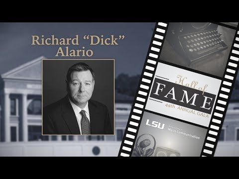 2018 LSU Manship Hall of Fame Inductee Richard "Dick" Alario