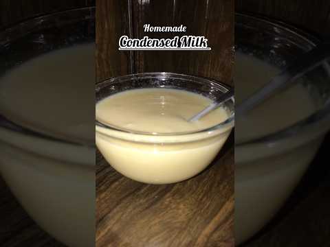 Homemade Condensed Milk Recipe #shorts #trendingshorts #condensedmilk #shortsfeed #viral #trending