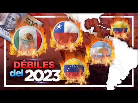 Las 5 PEORES MONEDAS para el 2023 en América Latina