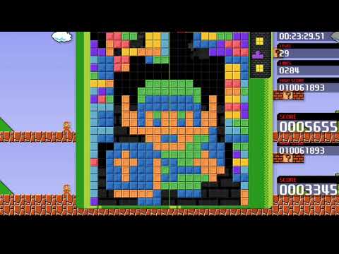 Drawing Link on Tetris 99