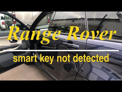 Range Rover - smart key not detected