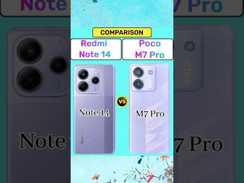 Redmi Note 14 vs Poco M7 Pro
