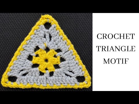 Crochet Triangle Motif