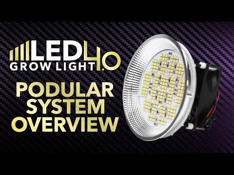 LED Grow Light 4.0: PODular System Overview