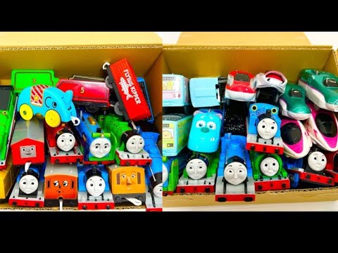 きかんしゃトーマスと新幹線のプラレールおもちゃで走行テスト！Thomas and friends plarail