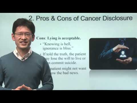 Week2 Part2 Pros & Cons of Cancer Disclosure