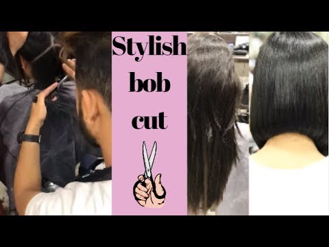 Stylish bob cut