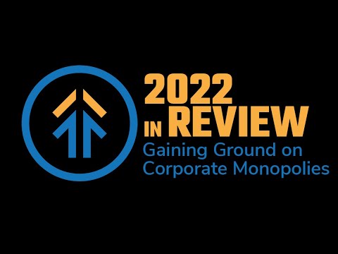 Our 2022 Year in Review: Gaining Ground on Corporate Monopolies