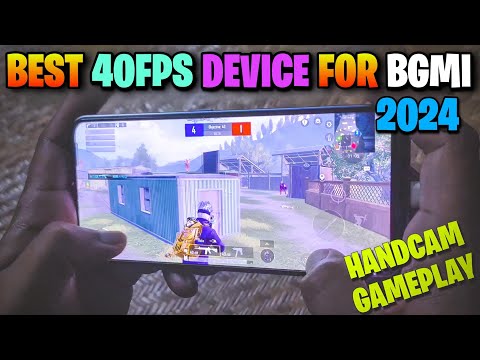 BEST 40 FPS DEVICE FOR BGMI In 2024 HANDCAM GAMEPLAY 🔥 #shorts