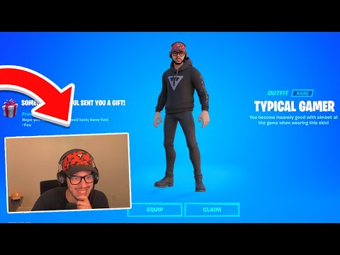 Surprising YOUTUBERS with their *OWN* Skin in Fortnite!