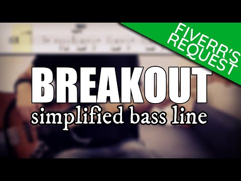 Breakout - Swing Out Sister | Simplified bass line with tabs #130