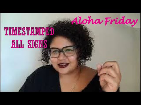 Aloha Friday 🌺 All Signs  #tarot #astrology #alohafriday