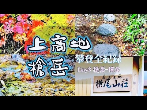 【日本旅遊】北阿爾卑斯槍岳攀登全程記錄3｜路上遇到神鳥-雷鳥｜橫尾山莊介紹｜槍岳山莊-橫尾山莊