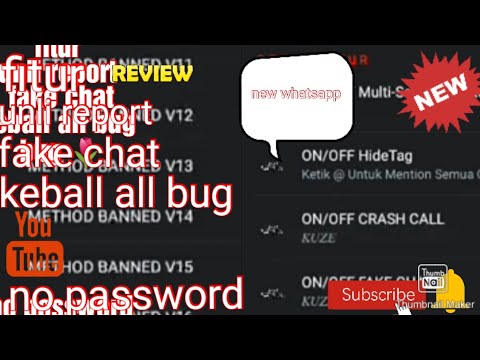 whatsapp imune terbaru || keball all bug || fake chat || unli report