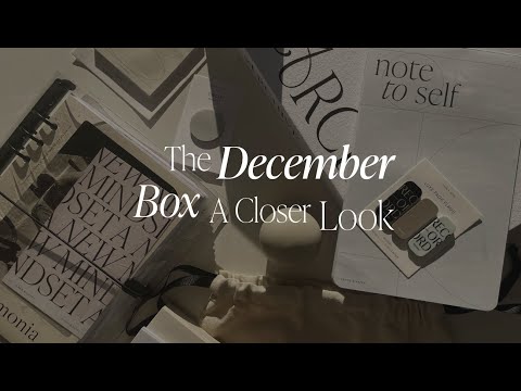 The End of Year Box | A Closer Look | Cloth & Paper