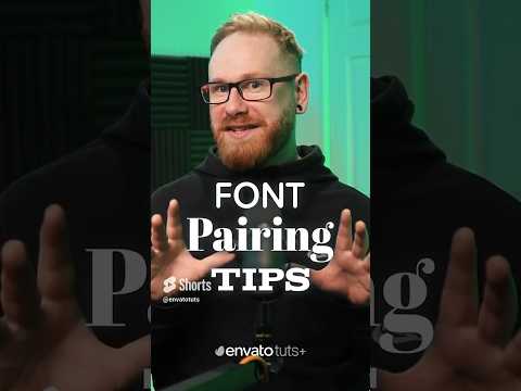 Font Pairing Tips for Better UI Design: Dansky #shorts