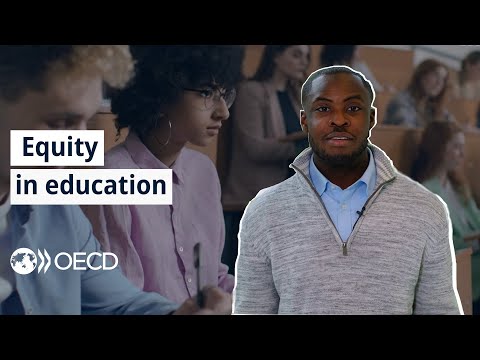 The importance of equity in education voiced by a member of Youthwise, OECD's Youth Advisory Board